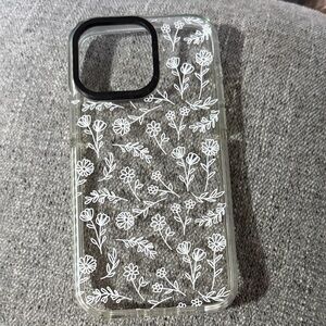 Floral Clear Phone Case